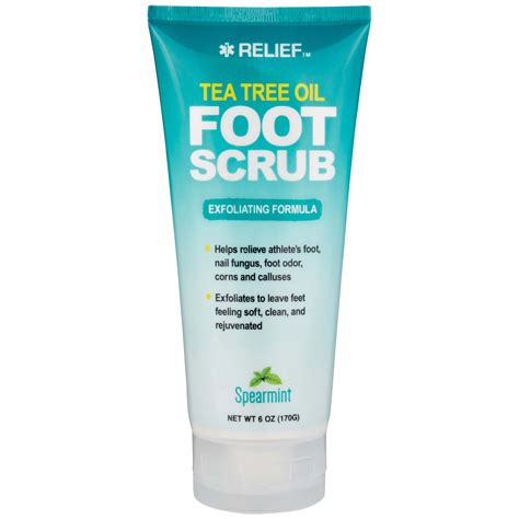 Relief Tea Tree Oil Spearmint Foot Scrub Shop Foot Care At H E B