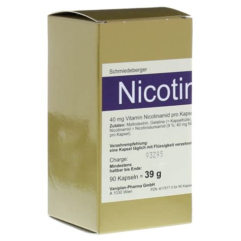 NICOTINAMID Kapseln 90 Stück online kaufen | medpex