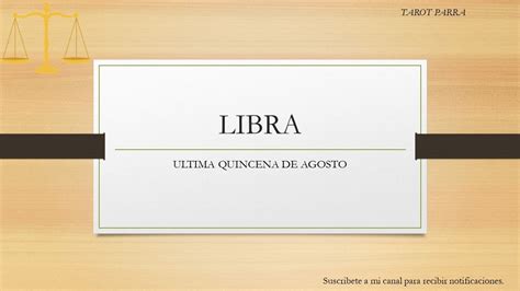 Libra Ultima Quincena De Agosto Decisiones Dificiles De Tomar