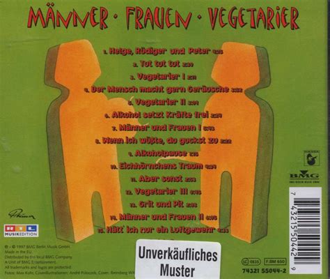 J Rgen Von Der Lippe M Nner Frauen Vegetarier Cd Jpc