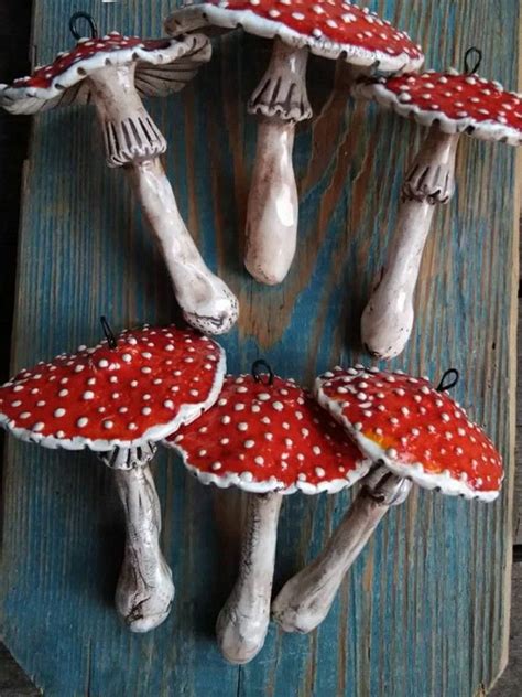 Mushroom Crafts Mushroom Art Funny Ornaments Diy Christmas Ornaments