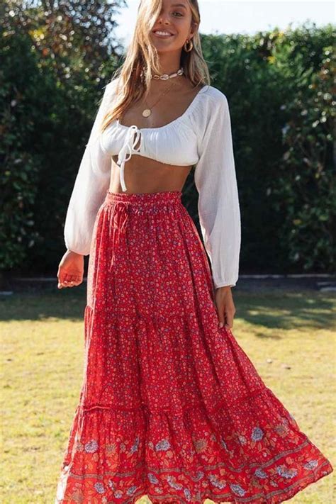 Actualizar 110 Imagen Boho Maxi Skirt Outfit Abzlocal Mx