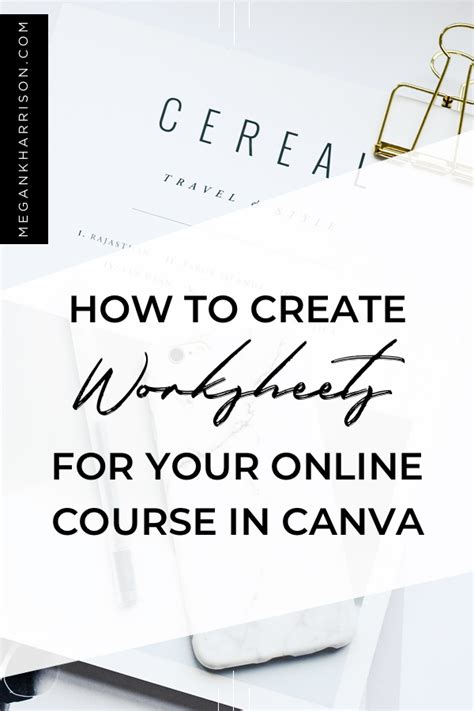 Video Tutorial On How To Create Worksheets For Your Online Course Using