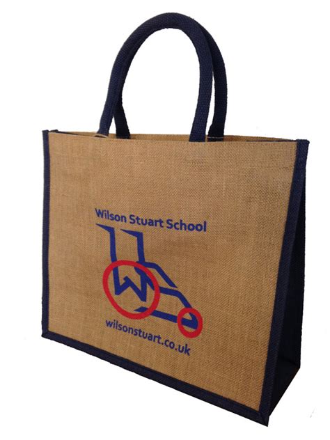 Printed Jute Large Shopper Bags X X Cm Sun Packaging