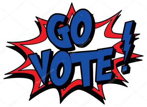 Go Vote Sign — Stock Vector © Scotferdon 83214078