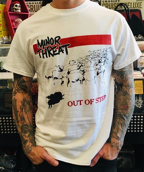 Minor Threat Out Of Step Shirt Minor Threat Shirts Punk Jackets