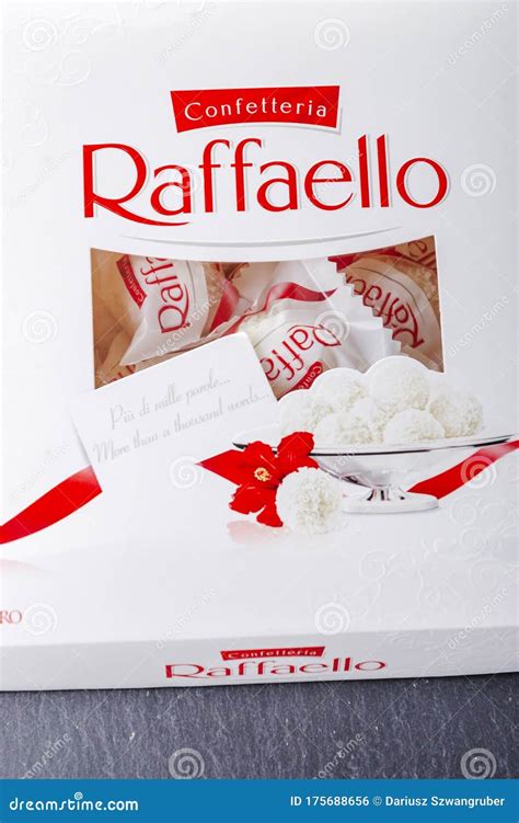 Raffaello Ball Shaped Candies Editorial Photo