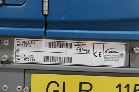 Nordson A Problue Hot Melt Adhesive Applicator System V Ac