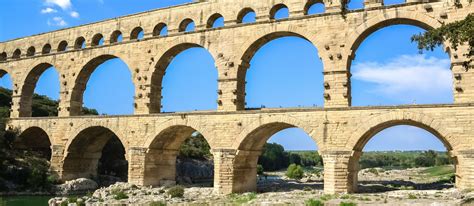 Aqueducts were used to transport what?