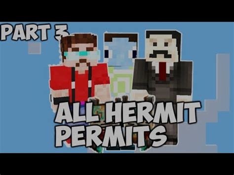 Hermits Getting Permits Part Three Minecraft Hermitcraft YouTube