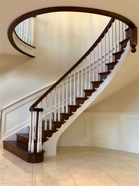 Curved Stairs Ajd Bespoke Stairs In Ireland Dublin Kilkenny