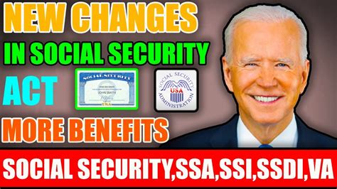 Social Security NEW Act Brings Exciting Increase To SSA SSI SSDI And