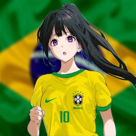 Brasil Anime Anime Garotas Futebol