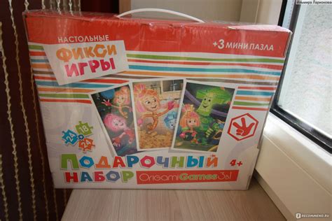 Origami Подарочный набор 3 в 1: лото, мемо, домино + 3 мини-пазла ...