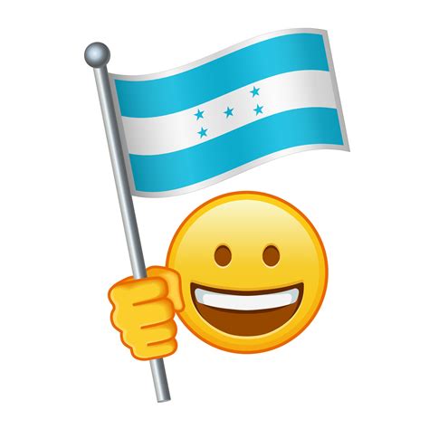 Emoji with Honduras flag Large size of yellow emoji smile 42151261 ...