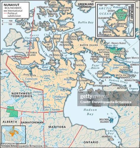 Physical Map Of Nunavut Physical Map Of Nunavut Canada Showing