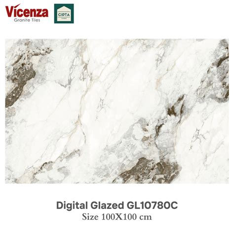 Jual Granite Granit Tile 100x100 Cm Lantai Digital Glazed Carrara