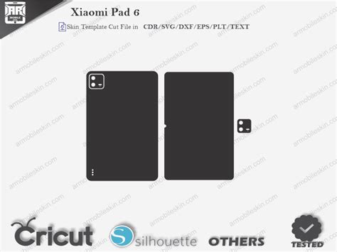 Xiaomi Pad 6 Skin Template Vector - ARMOBILESKIN