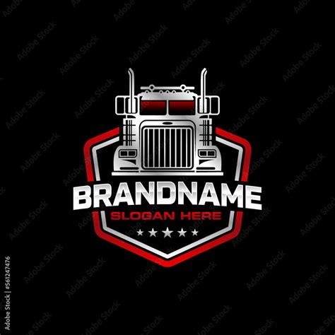 trucking vector illustration. automotive logo Stock Vector | Adobe Stock