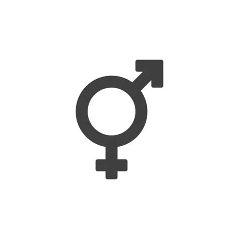 Transgender Line Icon Linear Style Sign Mobile Concept Web Design Stock