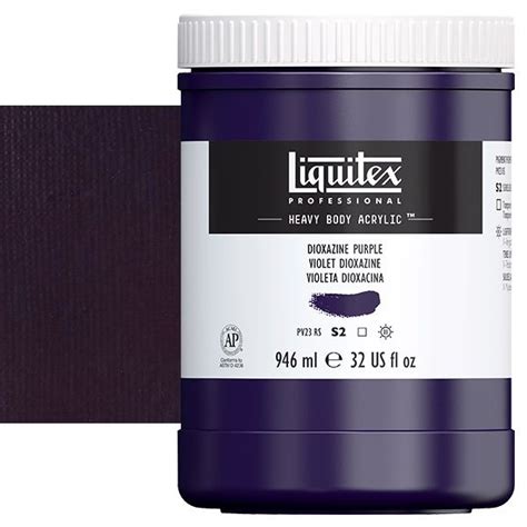 Liquitex Heavy Body Acrylic Dioxazine Purple Oz Jar Jerry S Artarama