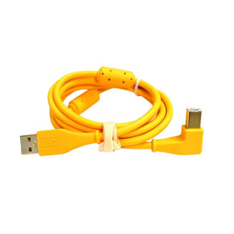 DJ TECHTOOLS DJTT USB Chroma Cable Orange 1 5m Angled MUSIC STORE