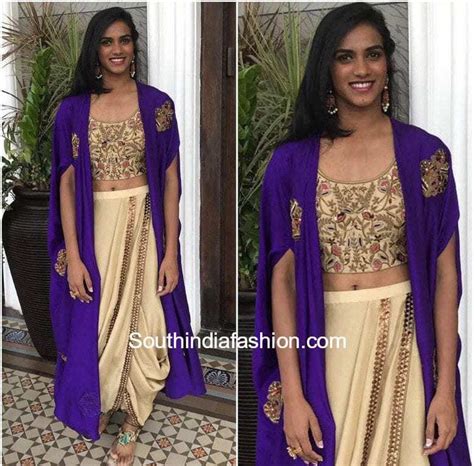 PV Sindhu in Anjali Jani – South India Fashion