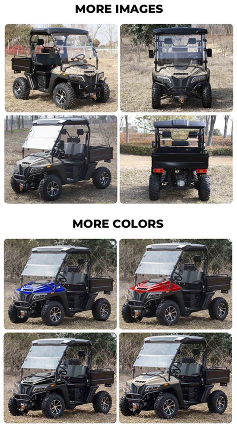 2024 Off Road Vehicle Awd 800cc 1000cc Side By Side Electric Start Gas