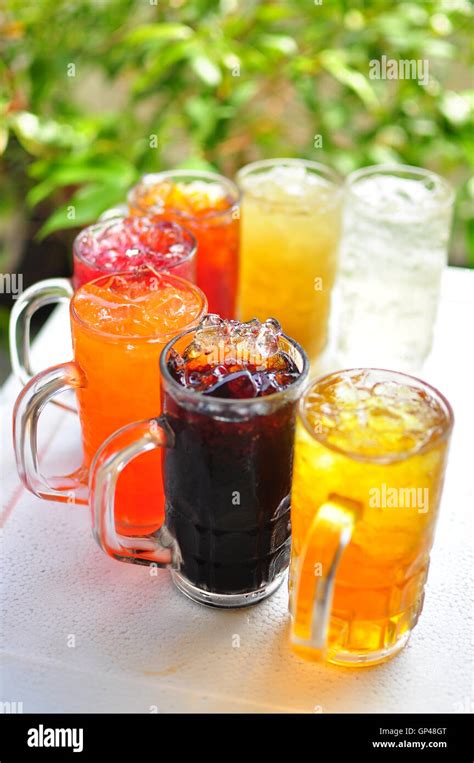 Traditional Thai Drinkfruit And Herbal Cold Drink Stock Photo Alamy