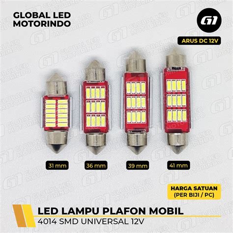 Jual Led Lampu Plafon Kabin Festoon Mobil Smd Universal V