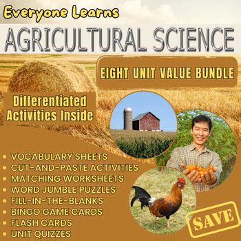 Everyone Learns Agricultural Science Eight Unit Value Bundle Tpt