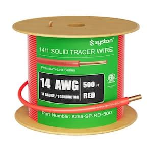 Syston Cable Technology 250 Ft Red 14 AWG 600 Volt Solid CU Direct