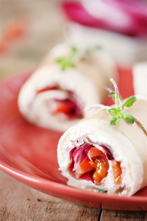 Wrap Au Fromage Frais Jambon Cru Et Crudit Chefnini