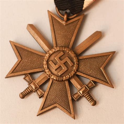 Regimentals German Wwii War Service Cross Nd Class With Swords