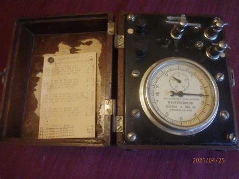 Купить Электроизмерительные приборы Antique Westinghouse Electric & Mfg ...