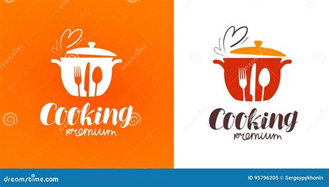 Cooking Cuisine Cookery Logo Restaurant Menu Cafe Diner Label Or