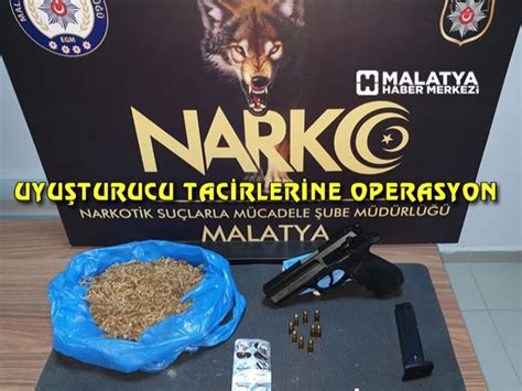 Uyuşturucu tacirlerine operasyon 10 tutuklama Malatya Haber Merkezi