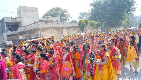 सेक्टर 9 के श्री राम मंदिर में 9 दिवसीय श्री राम कथा की भव्य कलश यात्रा से हुई शुरुआत