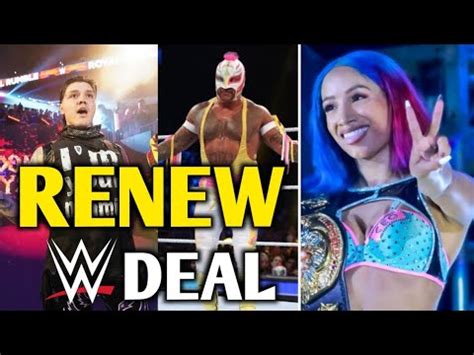 Rey And Dominik Mysterio Renew Deal With Wwe Mercedes Mone Current