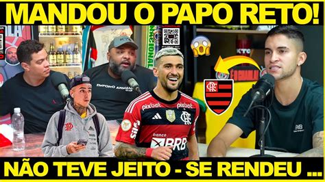 JOGADOR DO SÃO PAULO NÃO SE AGUENTA E SE RENDE AO ARRASCAETA VEJA