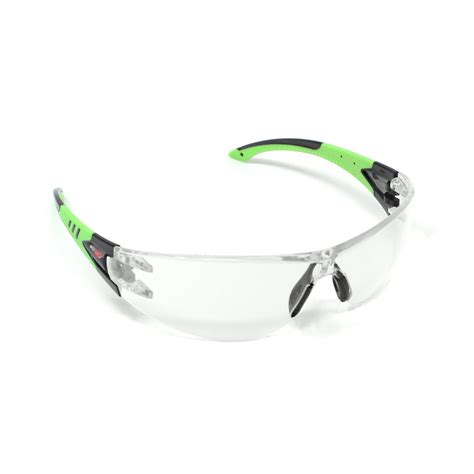 Rubber Temple Clear Lens Safety Glasses | 123SafetyGear