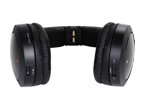 Sony MDR RF985RK Wireless RF Headphones Black Newegg