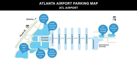 Atlanta Airport Map - Guide to ATL Terminals & Concourses