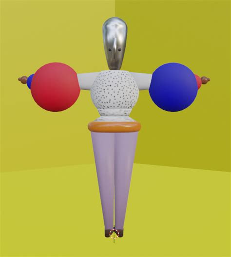 Simple character inspired by Triadic Ballet - Show - GameDev.tv