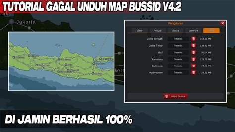 Tutorial Mengatasi Gagal Unduh Map Bussid V Di Jamin Berhasil