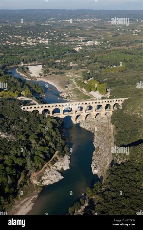 Frankreich Gard Gemeinde Remoulins Der Pont Du Gard Unesco World