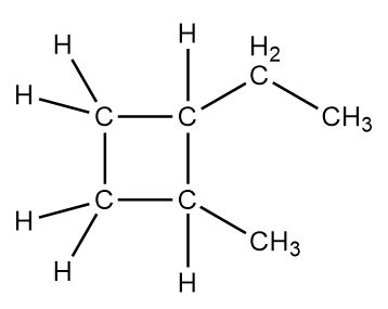 Cyclobutane Structural Formula