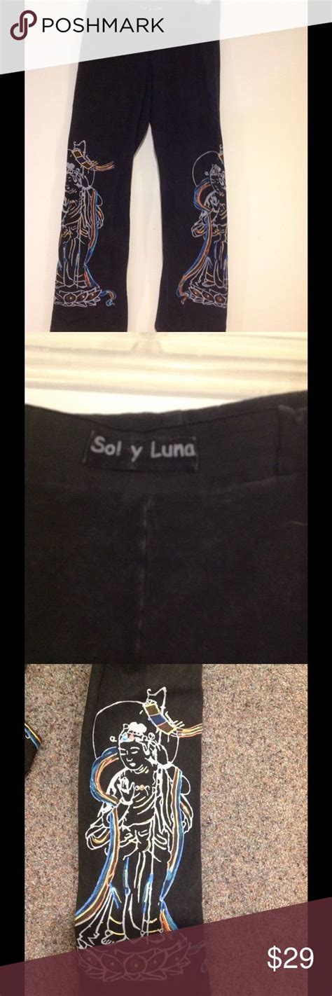 Sol Y Luna Hand Painted Yoga Pants