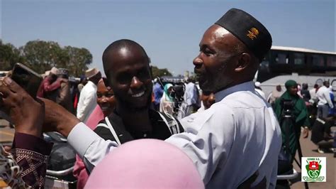 Mr Zimbe Abdul Headteacher Gombe Sec School Welcomed Backed From Mecca