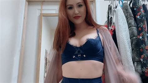 Blue Lingerie Strip Tease Rachelle Summers Store Clips4sale